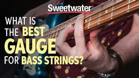 BEST String Gauge for Your Bass Guitar Strings - YouTube