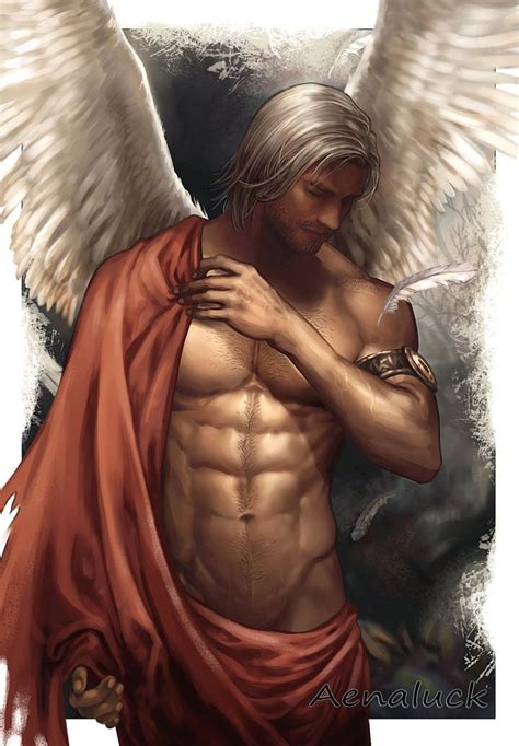 Just want to paint(Master) by aenaluck on deviantART | Male angels, Fantasy art men, Fantasy art