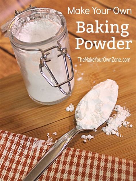 Make Your Own Baking Powder Substitute | Baking powder substitute ...