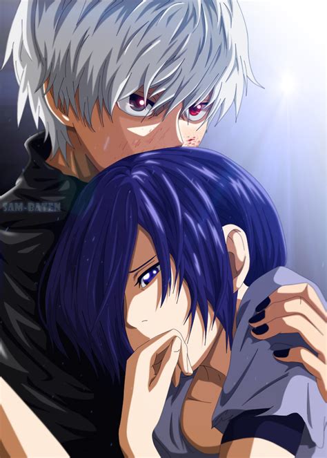 Kaneki x Touka by Sam-Baten on DeviantArt