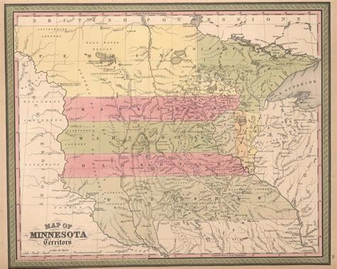 Old Historical City, County and State Maps of Minnesota | Minnesota historical society, Map ...