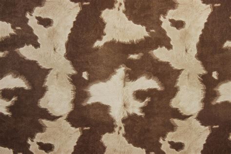 Cowhide Brown/White | Cowhide fabric, Cowhide upholstery, Faux cowhide