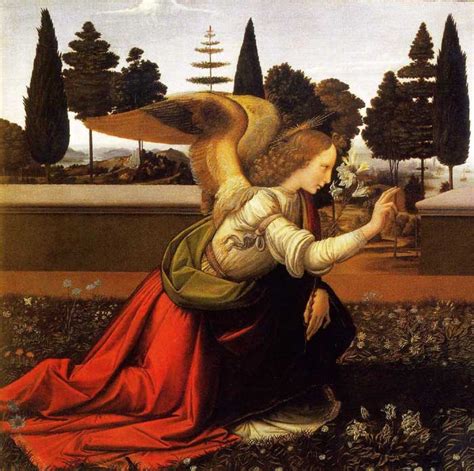 The Annunciation by Leonardo da Vinci