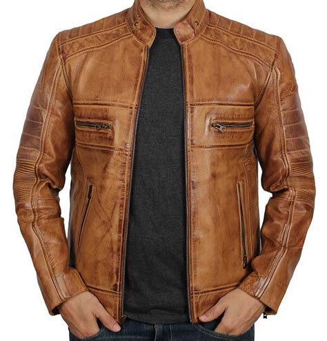 Mens Tan Leather Jacket | Leather Fashion Style - Leatherhomes