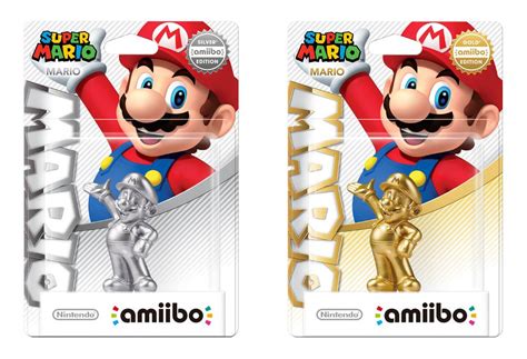 Gold & Silver Mario Amiibo and Wave 5 Release Dates - Capsule Computers