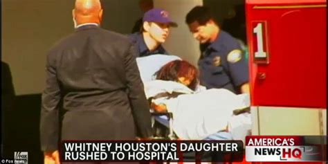 Whitney Houston's daughter rushed to hospital after star's death as ...