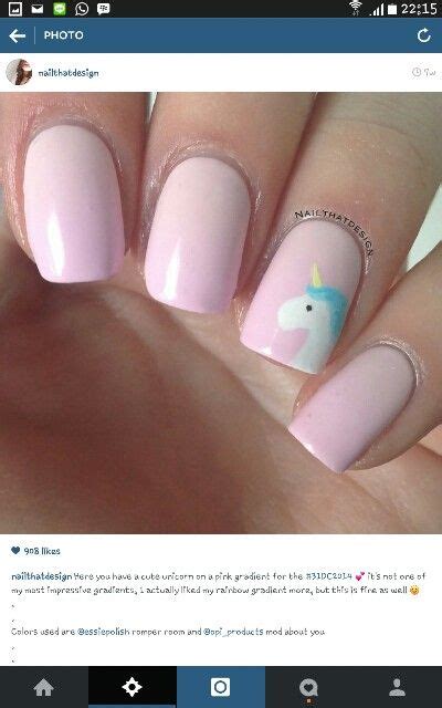 Cute unicorn nails | Unicorn nails, Animal nails, Nail art