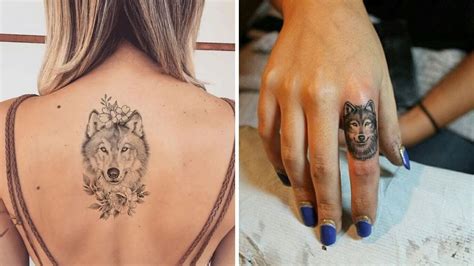 Wolf tattoo designs for women photos