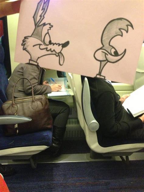 Illustrator Turns Other Commuters Into Cartoon Characters To Pass Time ...