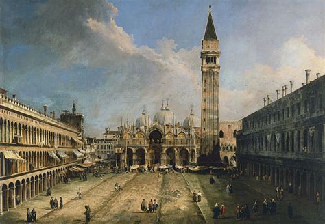 Piazza San Marco. Canaletto | Venice painting, Architecture painting, Canaletto