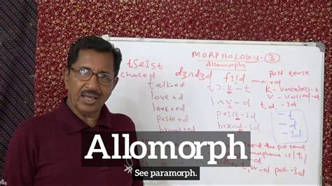 How Does Allomorph Look? | What is Allomorph? | How to Say Allomorph in English? - YouTube