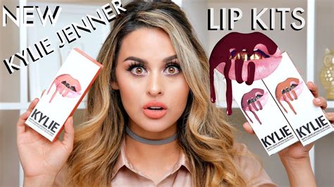NEW KYLIE JENNER LIP KITS FIRST IMPRESSION l SWATCHES