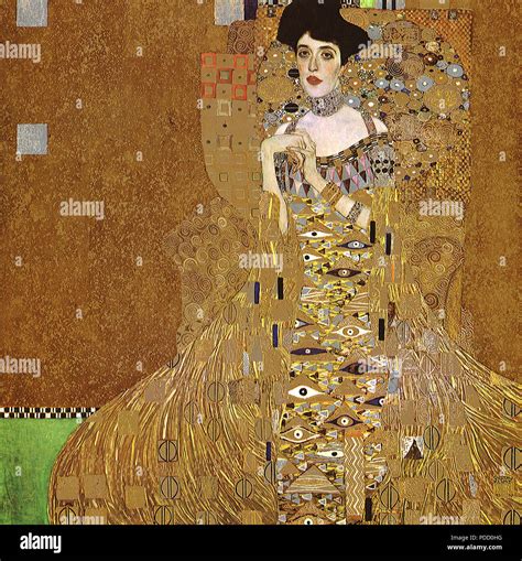 Portrait of Adele Bloch-Bauer I, Klimt, Gustav, 1907 Stock Photo - Alamy