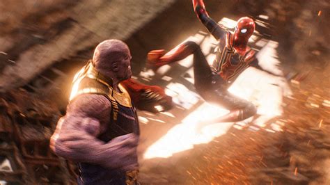 Avengers: Infinity War Clip - Spider-Man vs. Thanos Fight (2018) - YouTube
