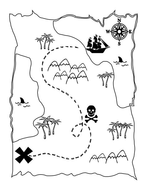 Printable Treasure Map Kids Activity – Let's DIY It All – With Kritsyn ...