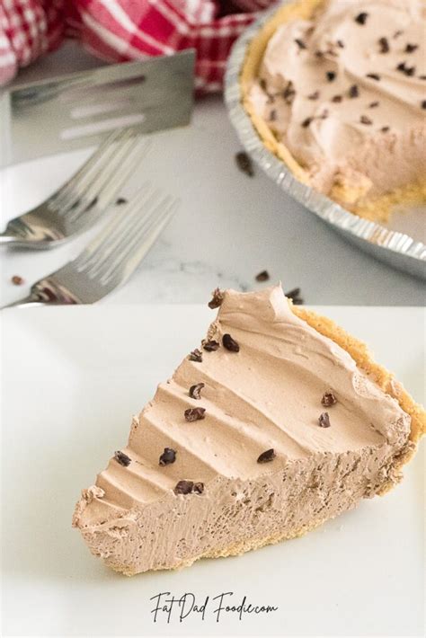 German Sweet Chocolate Pie Recipe - Fat Dad Foodie