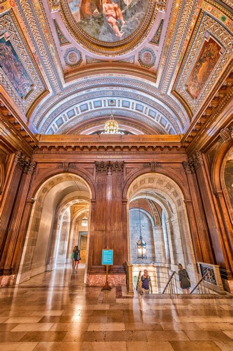 NEW YORK CITY - MAY 20: Interior of New York Public Library on M ...