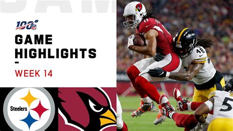 Steelers vs. Cardinals Week 14 Highlights | NFL 2019 - YouTube