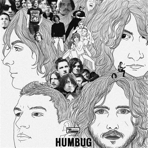 Humbug Album cover in the style of The Beatles Revolver : arcticmonkeys