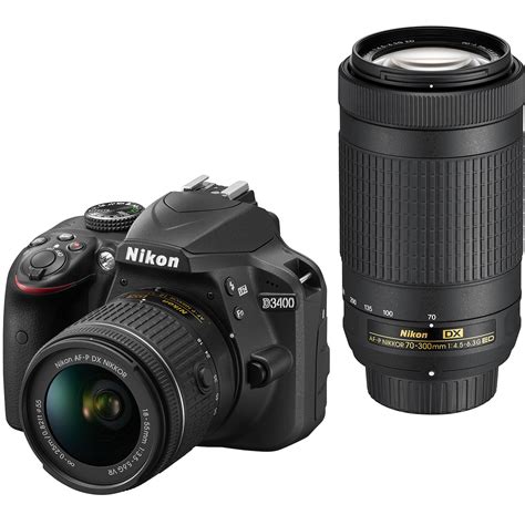 Nikon D3400 DSLR Camera with 18-55mm and 70-300mm Lenses 1573