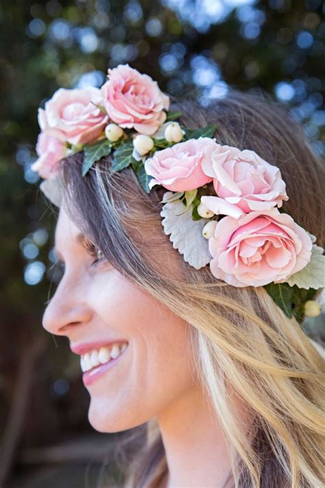 How to make gorgeous flower crowns in three different ways! Flower Crown Tutorial, Diy Flower ...