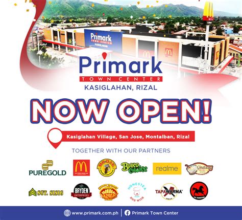 Bukas na ang Primark Town Center - Kasiglahan, Rizal - LKY Group of Companies