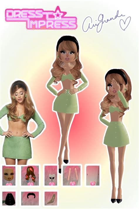 ARIANA GRANDE dti fit 🎶💚 in 2024 | Dress to impress, Dress, Impress