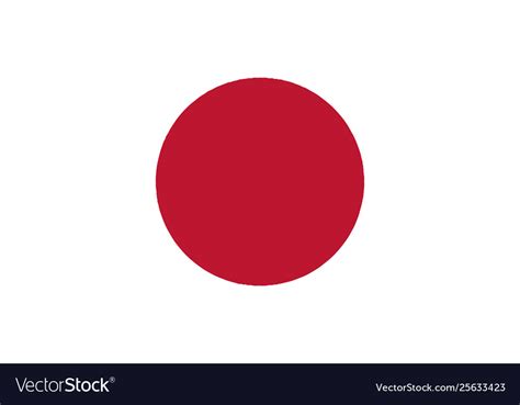 National flag japan Royalty Free Vector Image - VectorStock