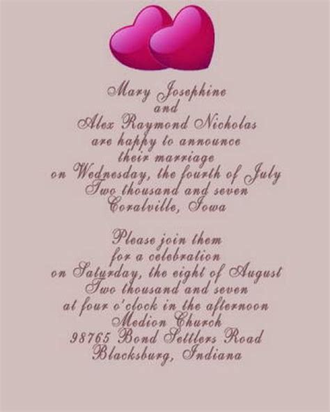 Wedding Pictures Wedding Photos: Pictures of Wedding Invitation Wording Suggestions