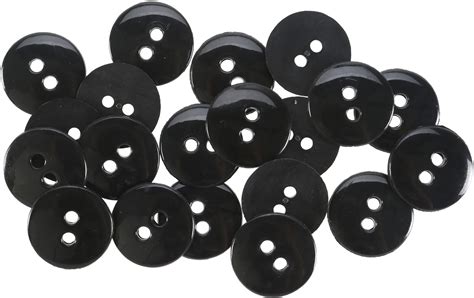 Small Color Buttons 20/Pkg-Black 5/8" - Walmart.com