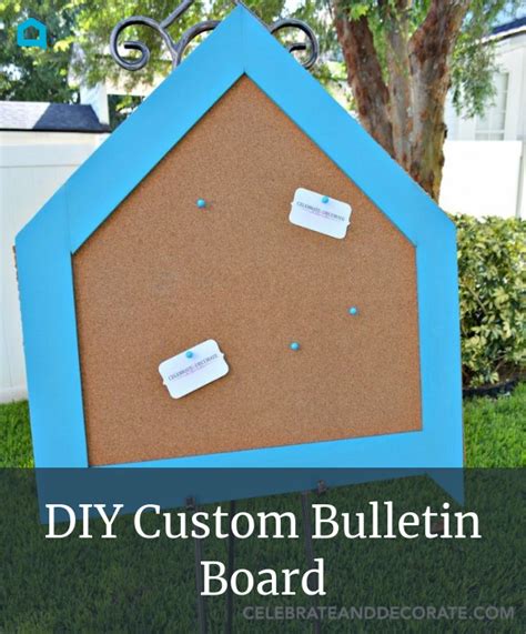 Do you know how to make a custom shaped bulletin board? Here is my take on a DIY bulletin board ...