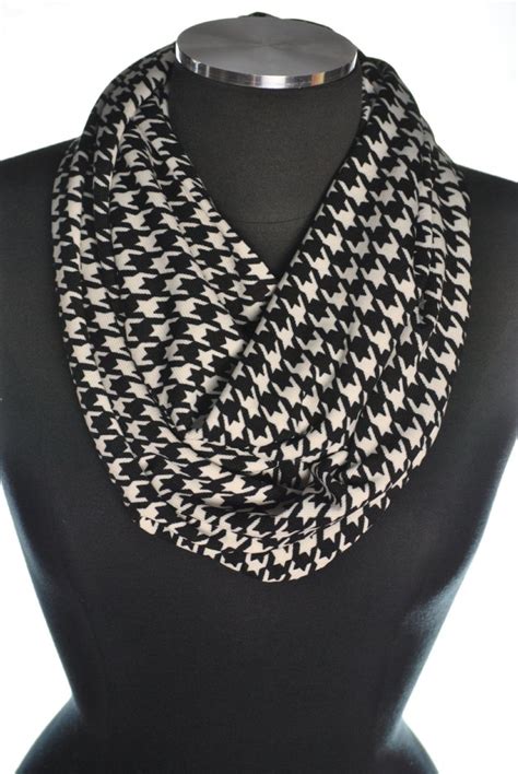 Houndstooth Infinity Scarf