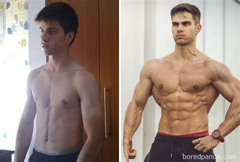 10+ Unbelievable Before & After Fitness Transformations Show How Long It Took People To Get In ...