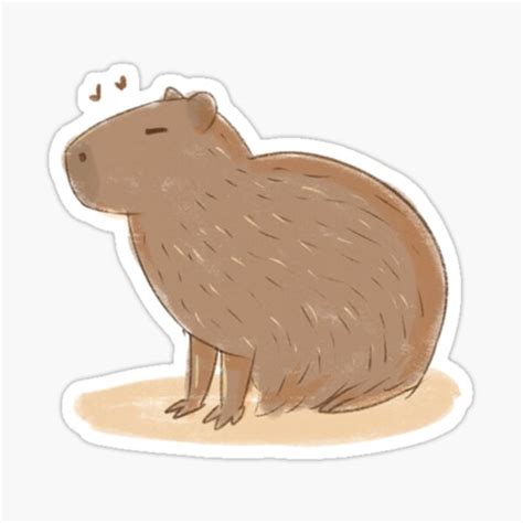 Capybara Sticker Capybara Lion Sculpture Stickers - vrogue.co