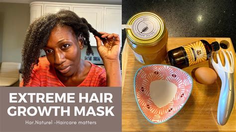 EXTREME HAIR MASK HAIR GROWTH - DIY - YouTube