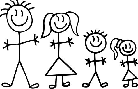 Stickman Family - ClipArt Best