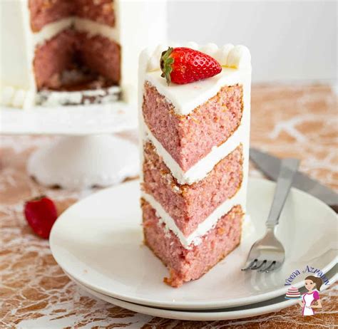 Strawberry Cake Slice