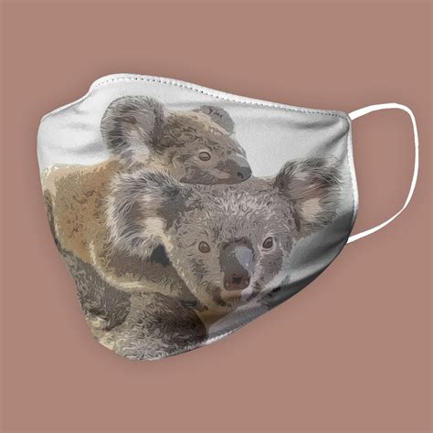 Koala Gifts Koala Mask Koala Face Mask Koala Print Koala | Etsy