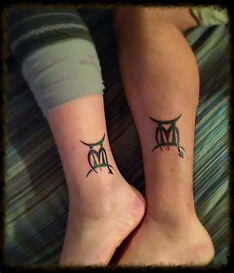 Virgo And Gemini Tattoos Together