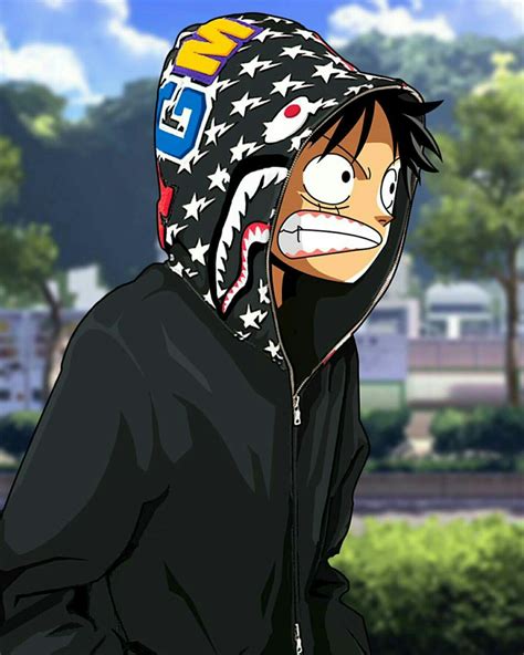 Ape D. Luffy | Gangsta anime, Black anime characters, Luffy