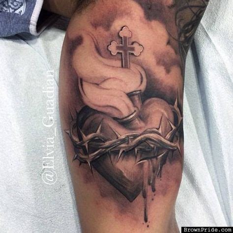 38 Best Heart with wings tattoo images | Sacred heart tattoos, Heart ...