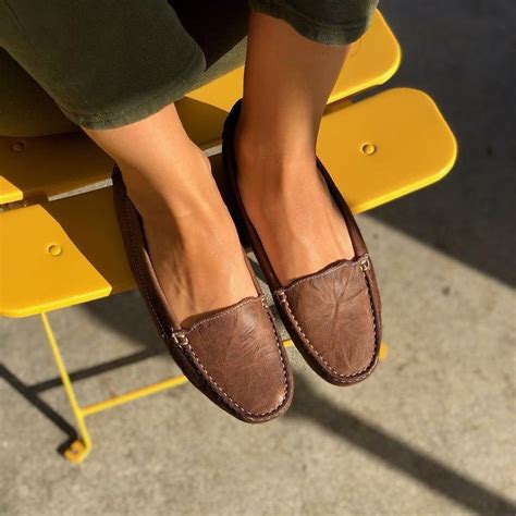 KIANA Brown Leather Loafers Brown Loafers Shoes Women - Etsy | Brown ...