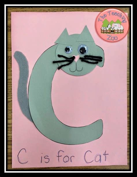 Letter C Cat Craft - GideonkruwCantrell