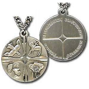 Sacramental Life Medal Medium with 18 in Chain (#19115)