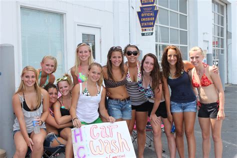 Hempfield Competition Squad: Working at the car wash......