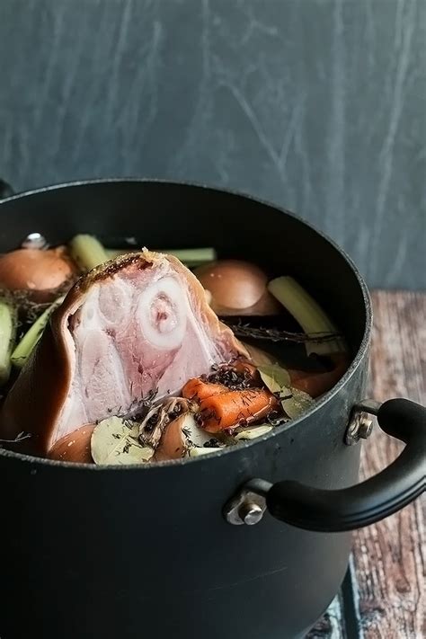 Fall Apart Beautiful Boiled Ham Recipe - Cooks with Cocktails