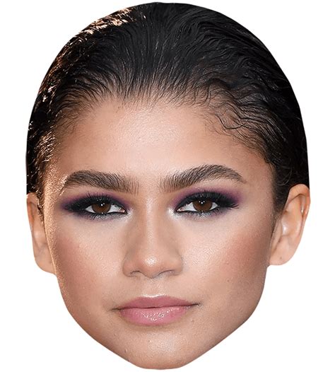 Zendaya (Make Up) Celebrity Mask - Celebrity Cutouts