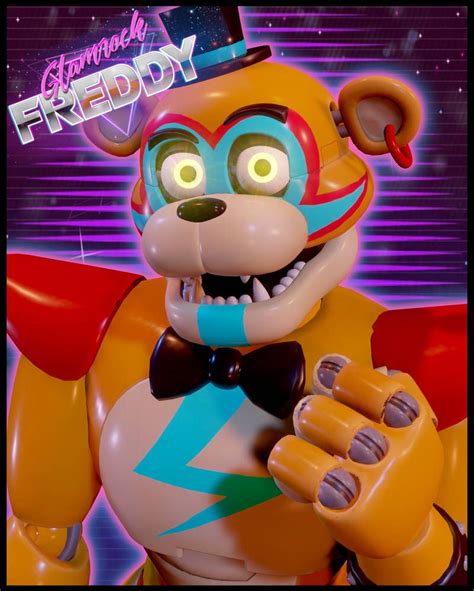 (Fnaf Blender) Glamrock Freddy by Cloudcake54 on DeviantArt