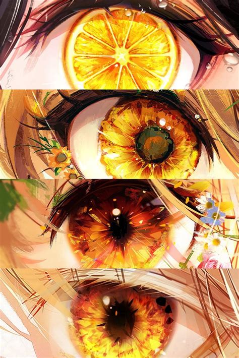 Yellow Eyes | Eyes artwork, Anime art beautiful, Anime eye drawing