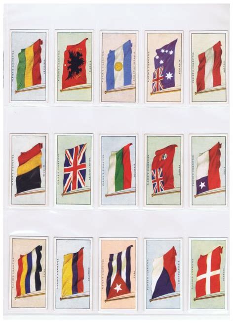 Flags Of The League Of Nations - John Player & Sons - 1928 | RK Sports ...